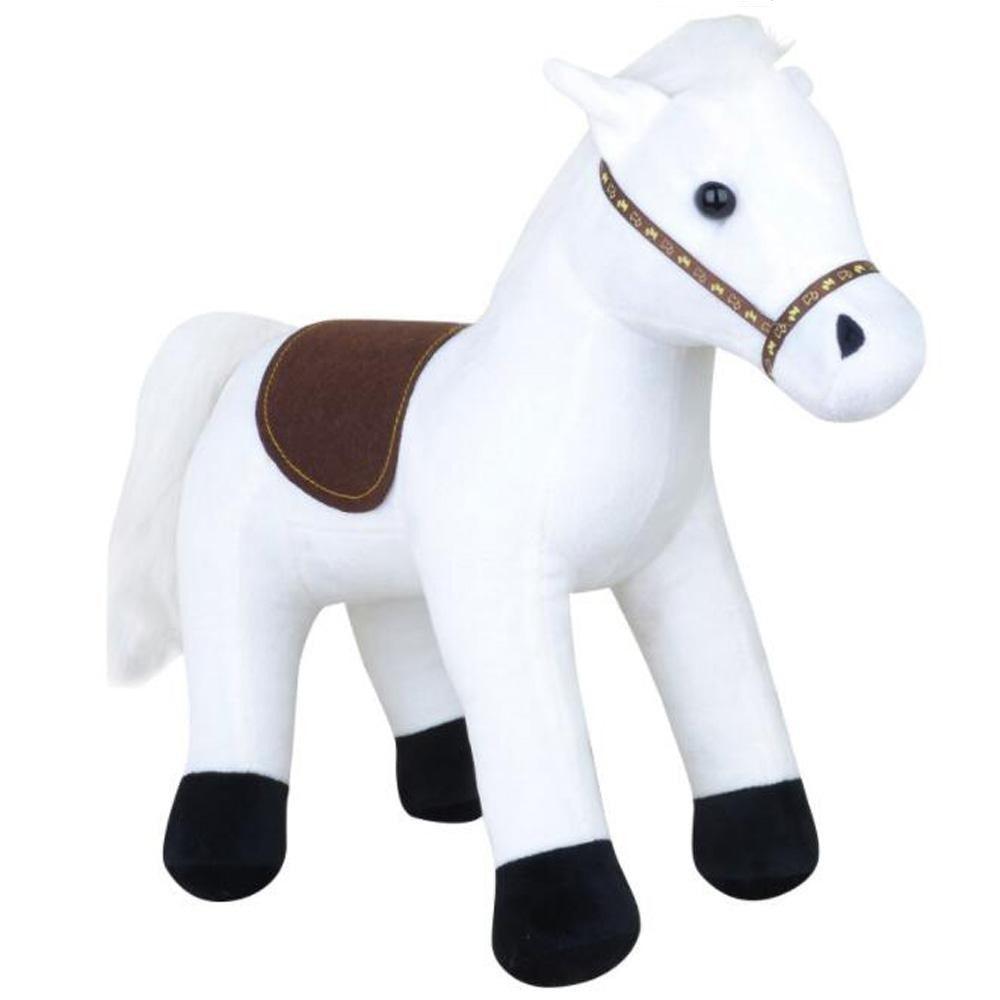 Peluche Cheval Noir et Blanc – Image 2